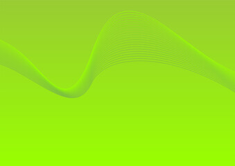 Green Gradient Abstract Flowing Wave Background (green life) Lanscape version