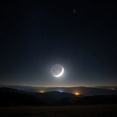 moon and clouds
