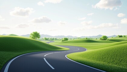 Expansive Dual Lane Trail Cutting Through Stunning Grasslands, Stretching Far And Wide In All Directions, Promising A Picturesque Journey.