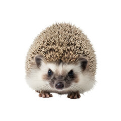 Obraz premium Close-up of a Hedgehog with Spines and Eyes.