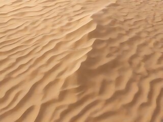 Close up of rippling sand dunes in the desert
