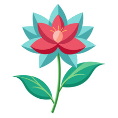Fototapeta premium vector illustration of a flower
