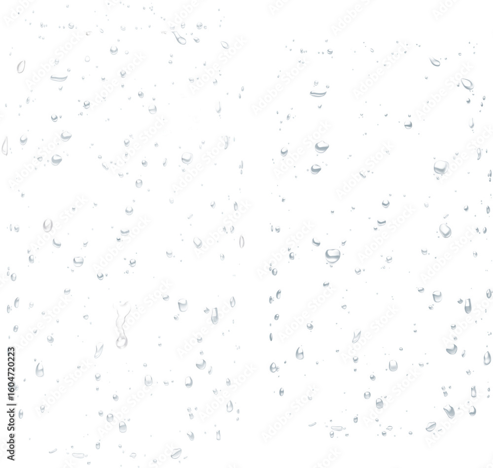 Aufkleber abstract pattern of shimmering white particles and light streaks against a deep black background iso