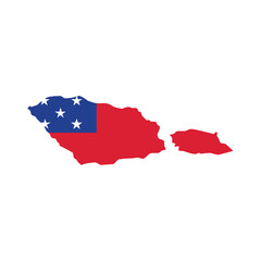 Fototapeta premium 3d flag map of czech republic
