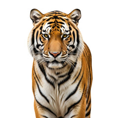 Obraz premium Close-up Portrait of a Majestic Tiger.