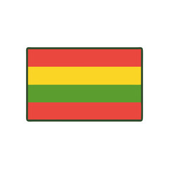 german flag button