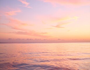 Fototapeta premium Tropical Ocean Sunset with Clouds