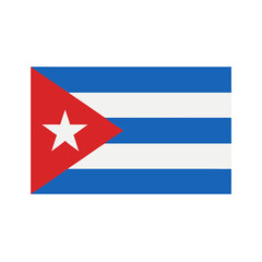 flag of cuba with flag