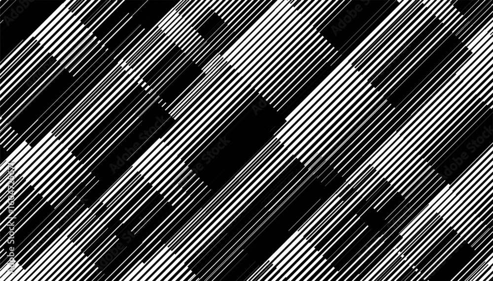 Poster black and white abstract sporty pattern for modern background and jersey design. fully editable vect