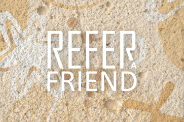 refer a friend sign 