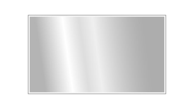 Transparent shiny glass plate. Clear glass showcase on a transparent background. Realistic laptop or TV screen glare or reflection. Vector illustration.