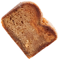 Heart-Shaped Toast with Golden Crust