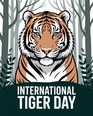 International Tiger Day Tiger in Forest Wildlife Conservation