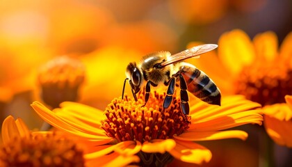 Bee on flower