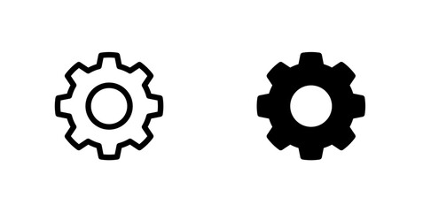 Gear icon stock illustration