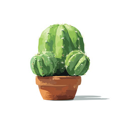 cactus isolated on white background