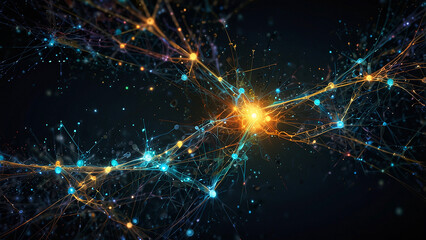 Vibrant neural network of light and energy