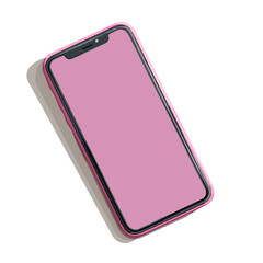 vector illustration of a mobile phone