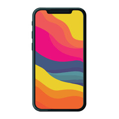 vector illustration of a mobile phone