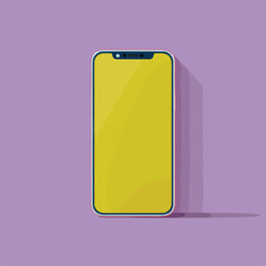vector illustration of a mobile phone