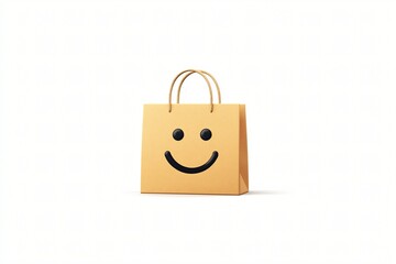 Surreal Simplicity: Playful Aesthetic with Cheerful Packaging and Smiley Face for a Joyful Shopping Experience