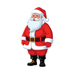 Santa Claus on a white background