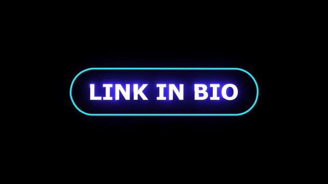  Link in bio animation. Thank you retro neon text. Thank you rope being pulled animation text. Glowing neon link in bio text Graphics Animation background.