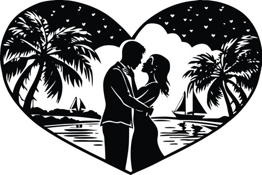 love romance couples kissing holding-hands