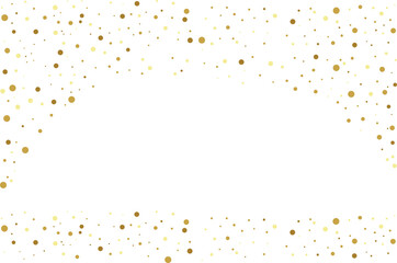 Elegant Gold Glitter Confetti Celebration Background