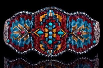 Beaded Native American-style bracelet (1)