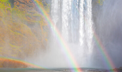 Skogafoss, meaning 