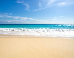 Tropical beach scene