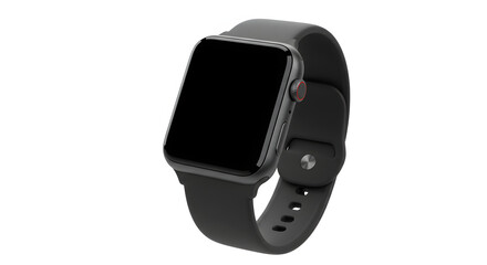 Sleek modern smartwatch with black band and digital display perfect for active lifestyles