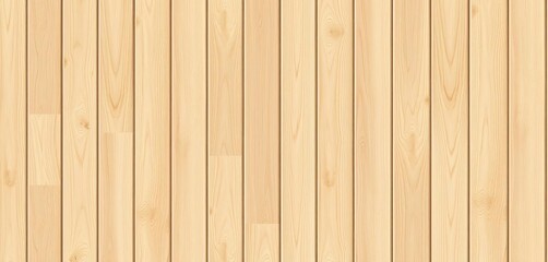 Naklejka premium Natural light wood grain, vertical planks, seamless texture, brown, timber