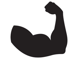ARM MUSCLE SILHOUETTE