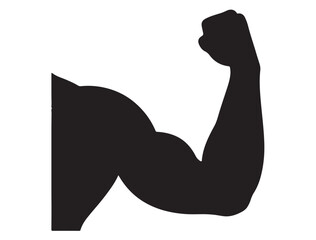 ARM MUSCLE SILHOUETTE