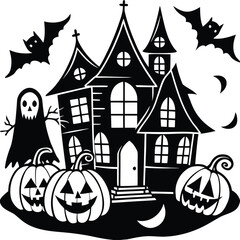 spooky-haunted-house-clipart-with-ghosts-and-pumpk (1).eps