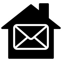 email house solid icon 
