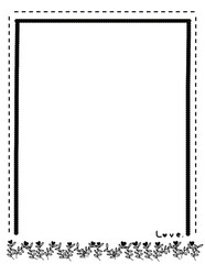 frame border hand drawing doodle element