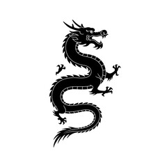 Obraz premium Traditional Chinese Dragon Dancing - Lunar New Year Icon