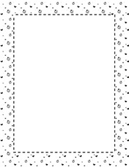 frame border hand drawing doodle element