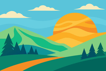 Breezy Landscape Paintings