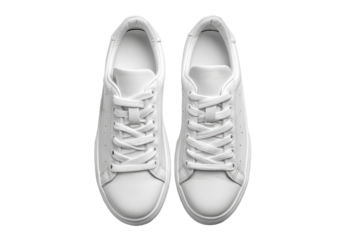 Pair of pristine white sneakers (2)