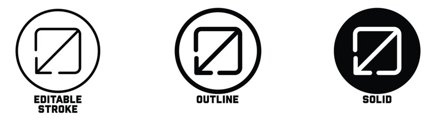 Export, share icon arrow symbol, external link icon open in new window or tab symbol. Vector illustration.