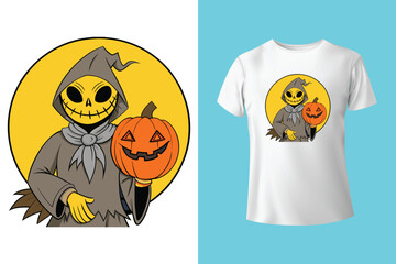 Black t shirt front and back mockup collections, halloween text design template design, EPS10 Vector illustration.