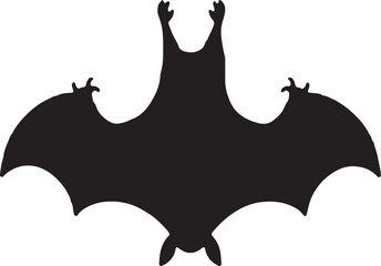 Black Bat Wings Vector Bundle
