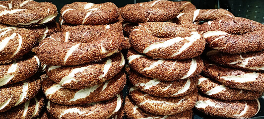 simit - bagel isolated on white background 24 JUNE,2025 TURKEY,ANKARA 