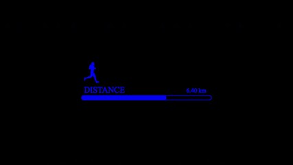Dynamic Progress Bar: Running Distance Tracker - Powered by Adobe