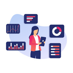 Data Analysis and Business Intelligence with Charts and Reports