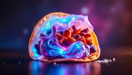 Scifi taco with cosmic filling